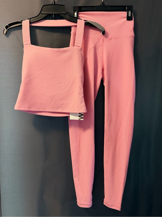 Wilo The Label Pants - Wilo the Label High-Rise Leggings & Tank Active Set pink